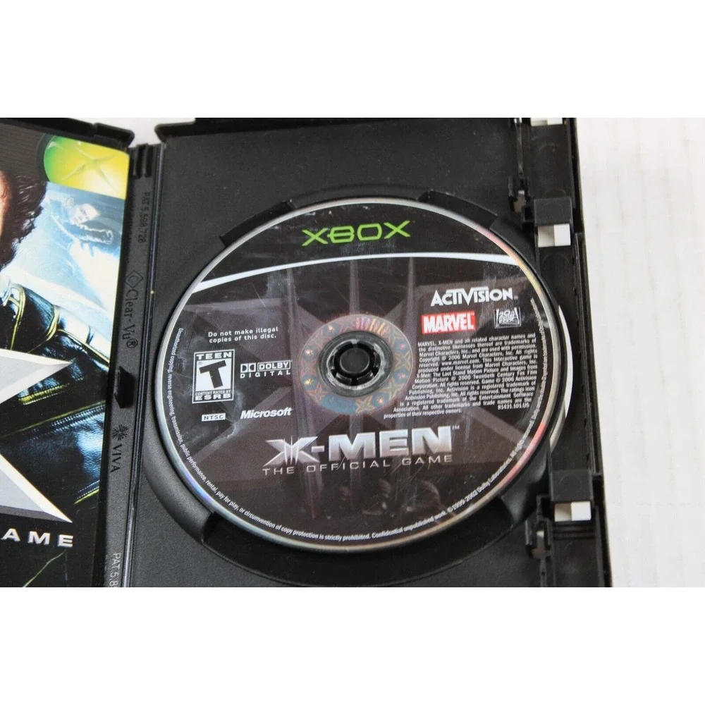 X-Men: The Official Game (Microsoft Xbox, 2006) Complete With Manual